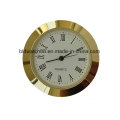 Reloj de inserto de metal pequeño plateado oro 27 mm